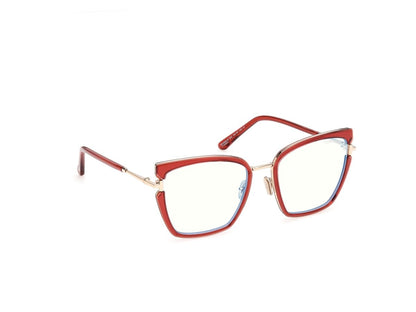 Shiny Orange Female Eyeglasses Tom Ford 889214685179