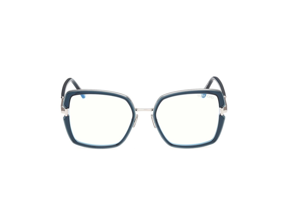 Shiny Blue Female Eyeglasses Tom Ford 889214685322