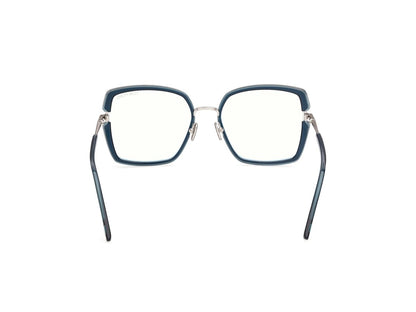 Shiny Blue Female Eyeglasses Tom Ford 889214685322