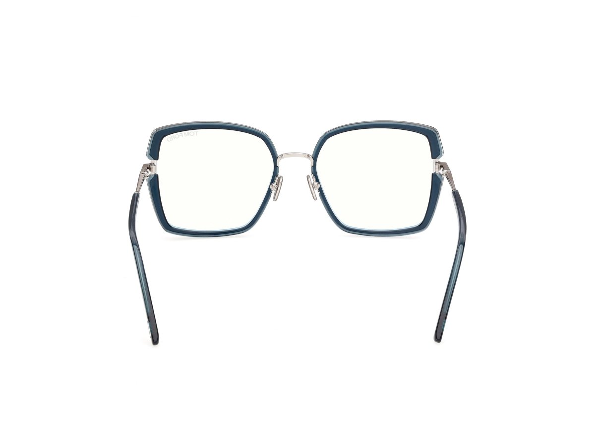 Shiny Blue Female Eyeglasses Tom Ford 889214685322