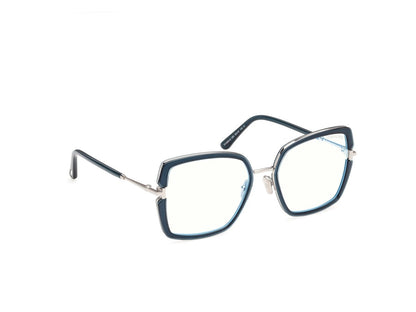 Shiny Blue Female Eyeglasses Tom Ford 889214685322