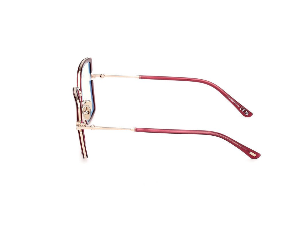 Shiny Dark Fuxia Female Glasses Tom Ford 889214522689
