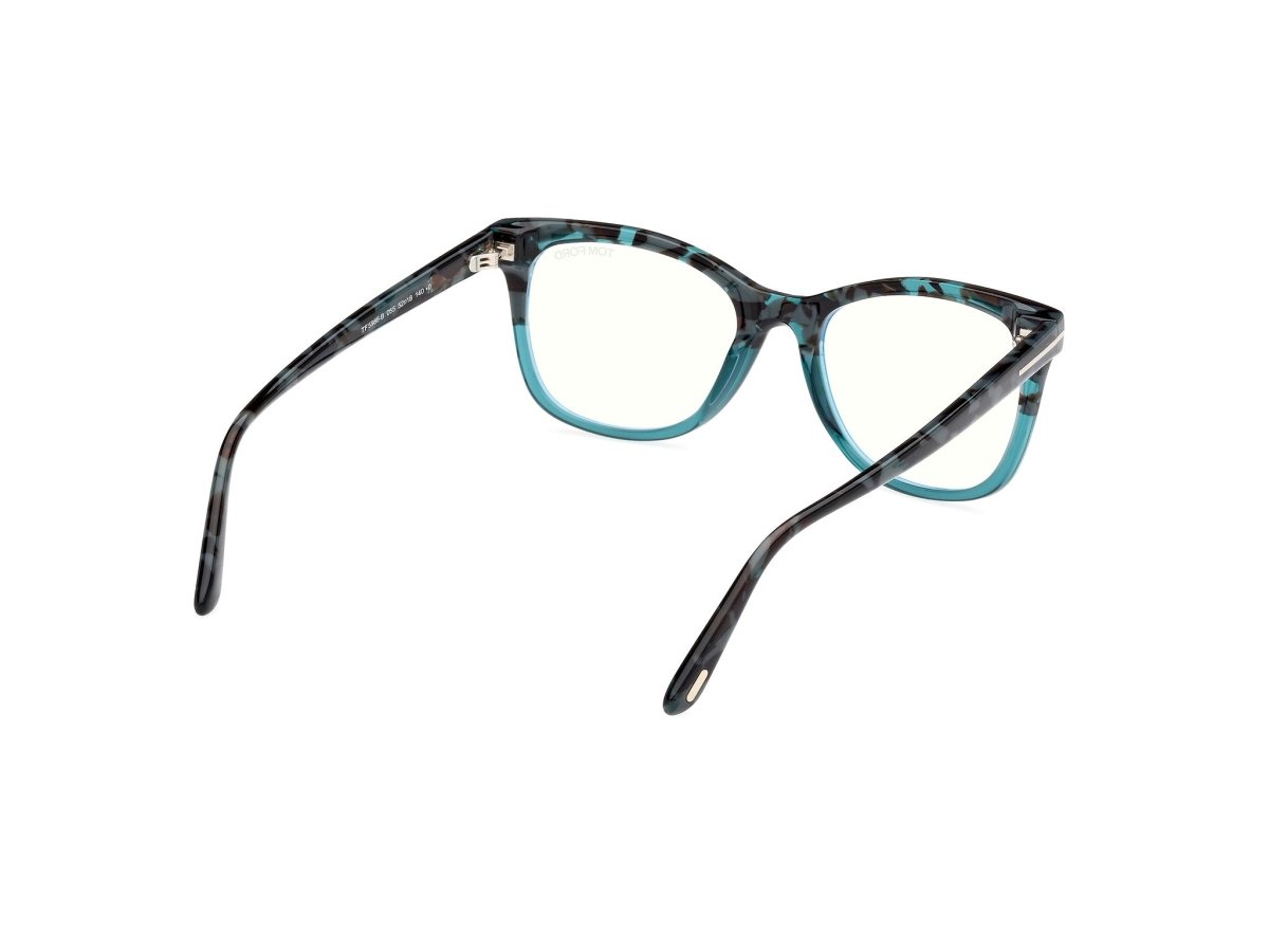 Coloured Havana Female Eyeglasses Tom Ford 889214522719