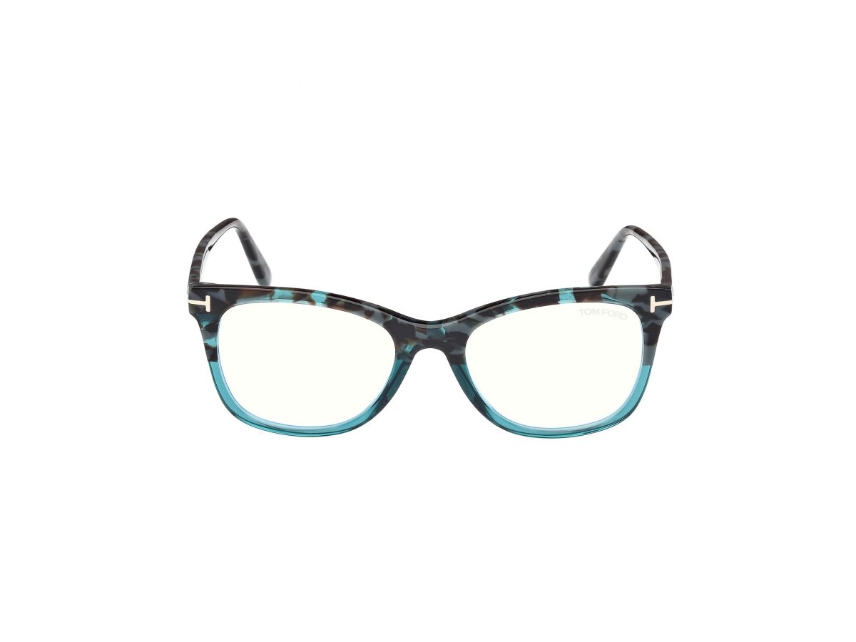 Coloured Havana Female Eyeglasses Tom Ford 889214522719