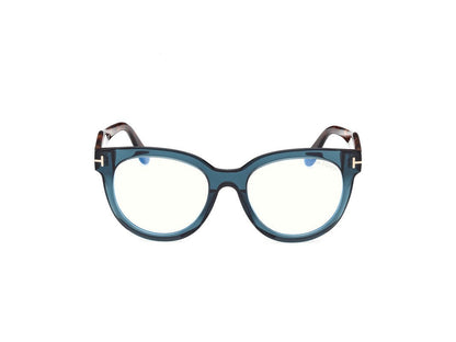 Shiny Light Blue Female Glasses Tom Ford 889214522764