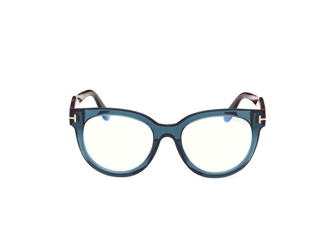 Shiny Light Blue Female Glasses Tom Ford 889214522764