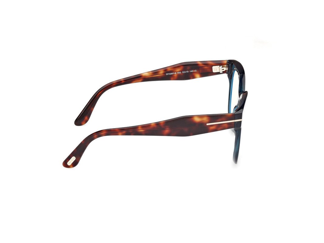 Shiny Light Blue Female Glasses Tom Ford 889214522764
