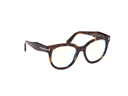 Dark Havana Female Glasses Tom Ford 889214522740