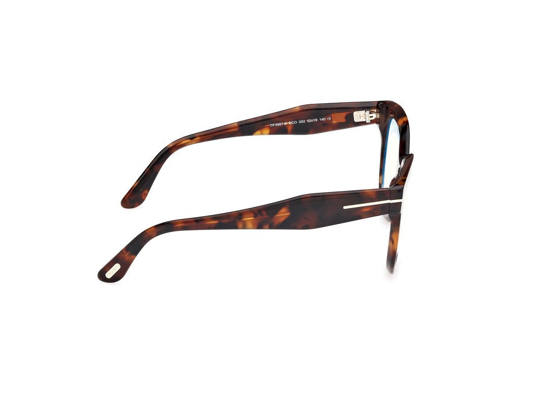 Dark Havana Female Glasses Tom Ford 889214522740