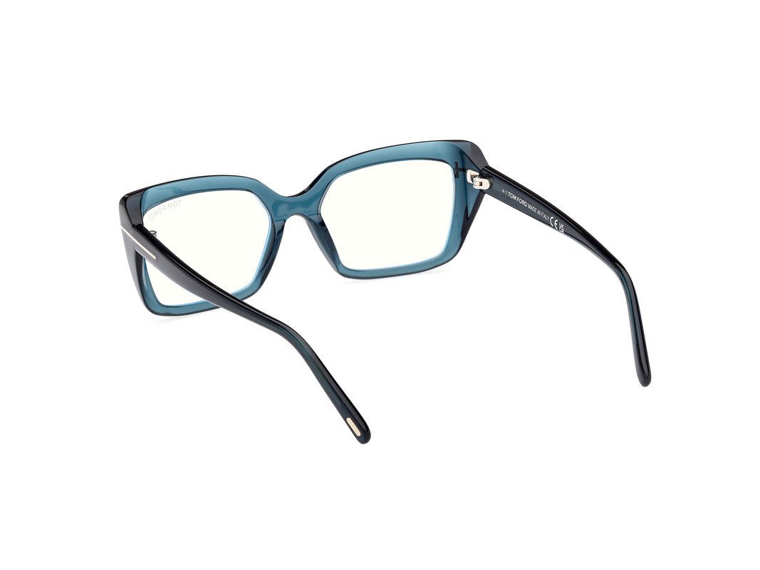 Shiny Blue Female Glasses Tom Ford 889214522924