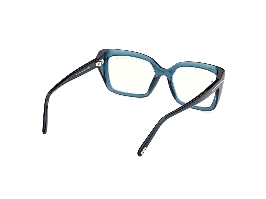 Shiny Blue Female Glasses Tom Ford 889214522924