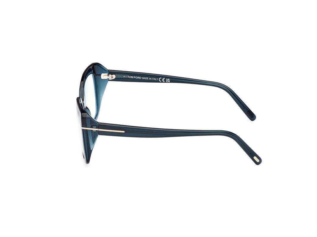 Shiny Blue Female Glasses Tom Ford 889214522924