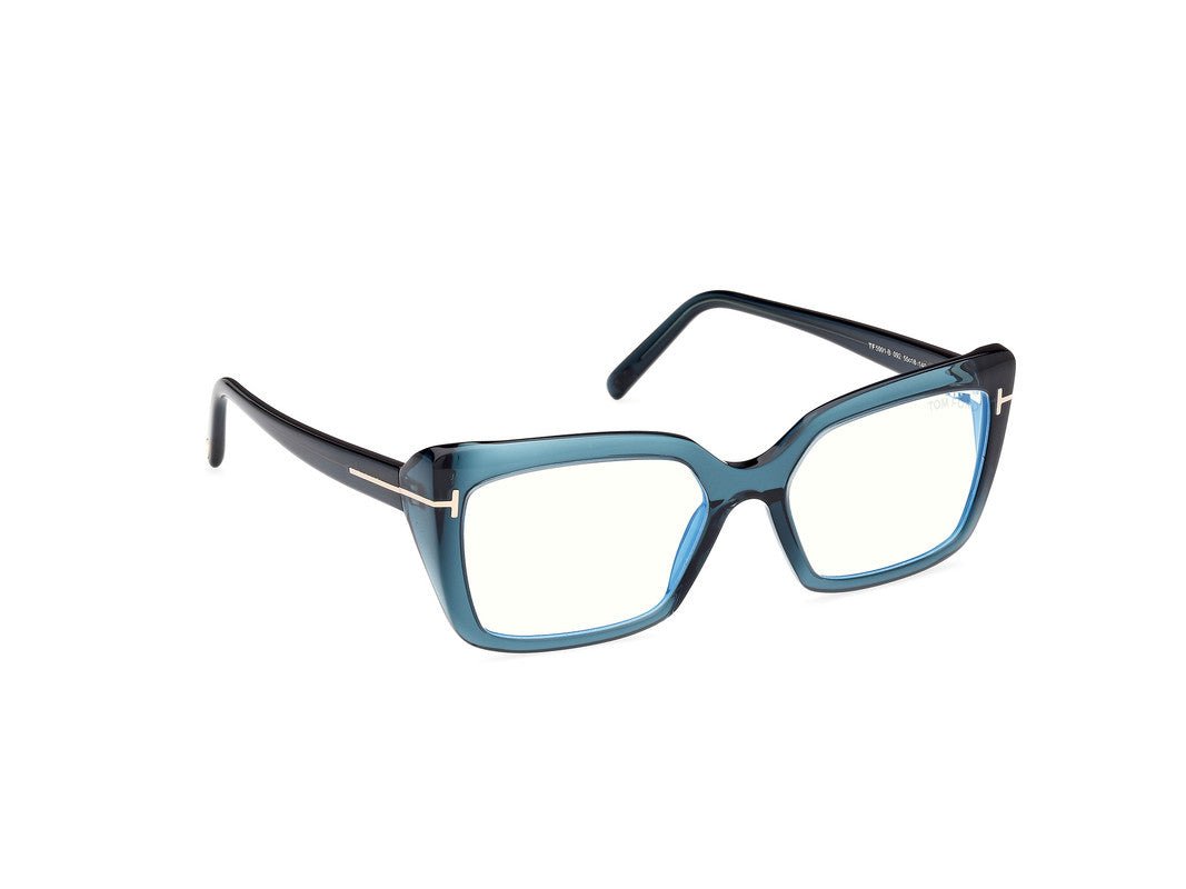 Shiny Blue Female Glasses Tom Ford 889214522924