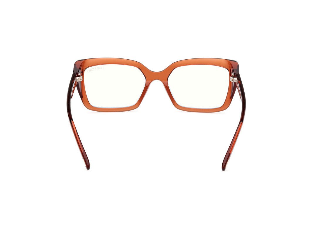 Shiny Dark Brown Female Glasses Tom Ford 889214522900