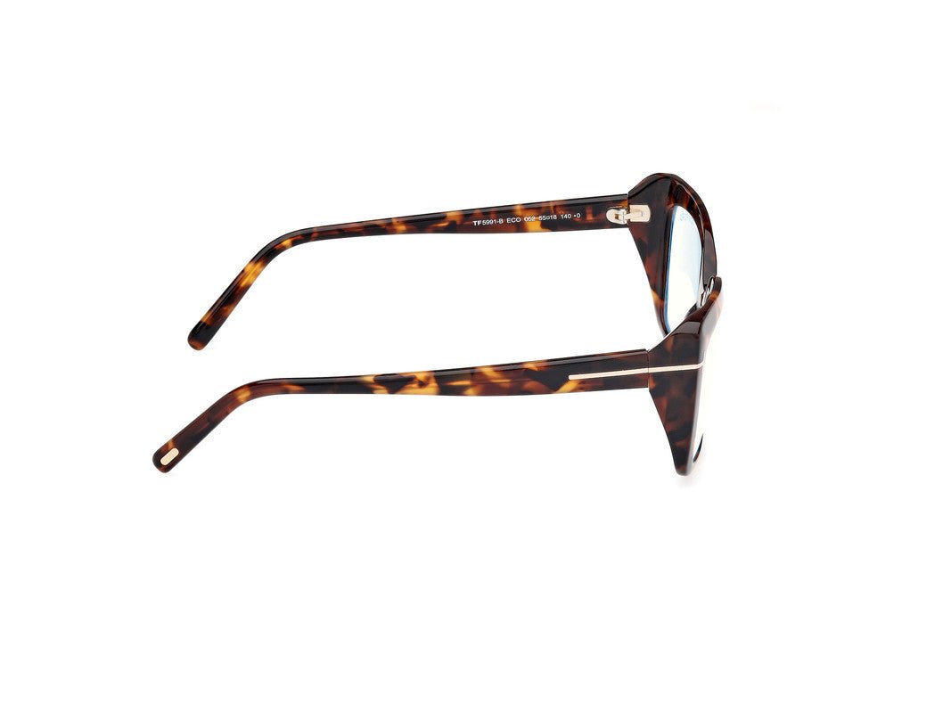 Dark Havana Female Glasses Tom Ford 889214522917