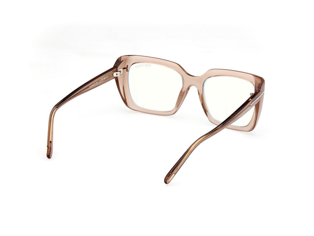 Shiny Light Brown Female Glasses Tom Ford 889214522948