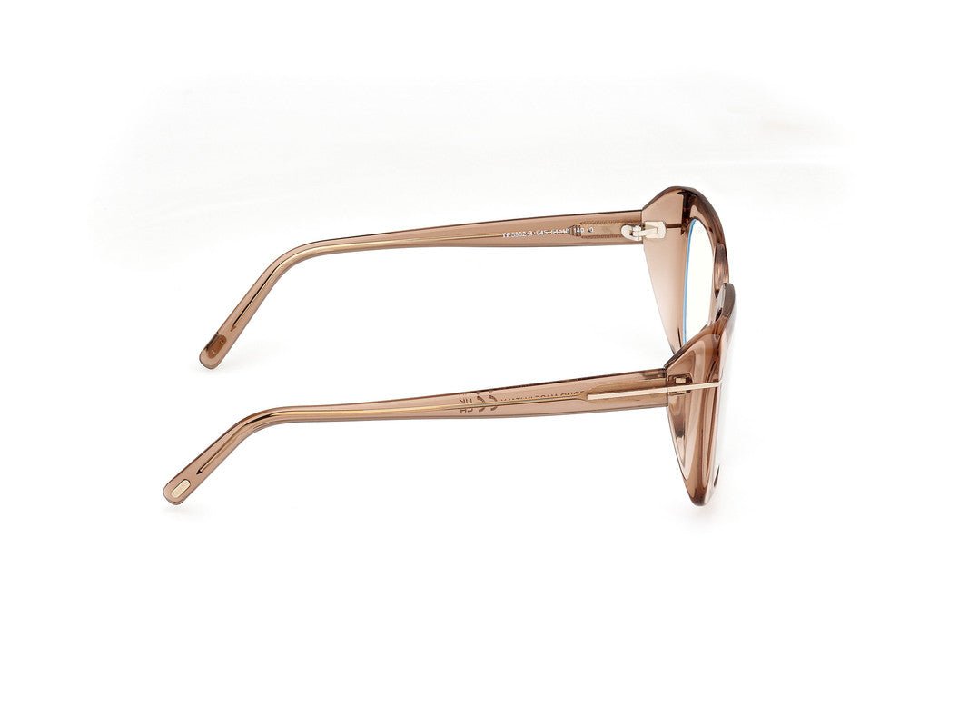 Shiny Light Brown Female Glasses Tom Ford 889214522948