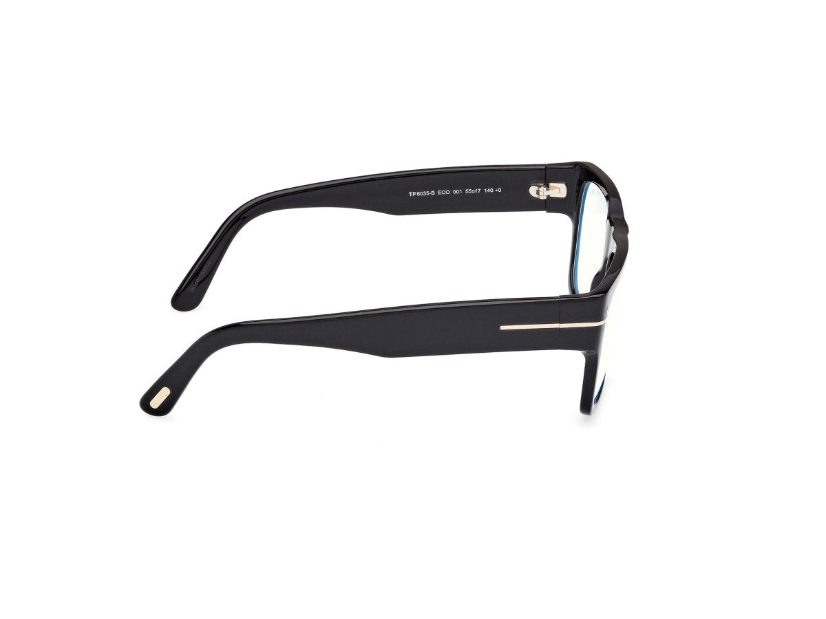 Shiny Black Male Glasses Tom Ford 889214578105