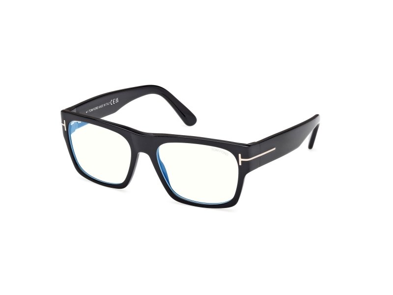 FT6035 - B - Tom Ford - (Black) - Shiny Black - 55 MM - Ardor Eyewear 889214578105