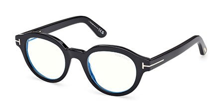 FT6037 - B - Tom Ford - (Black) - Shiny Black - 49 MM - Ardor Eyewear 889214578181