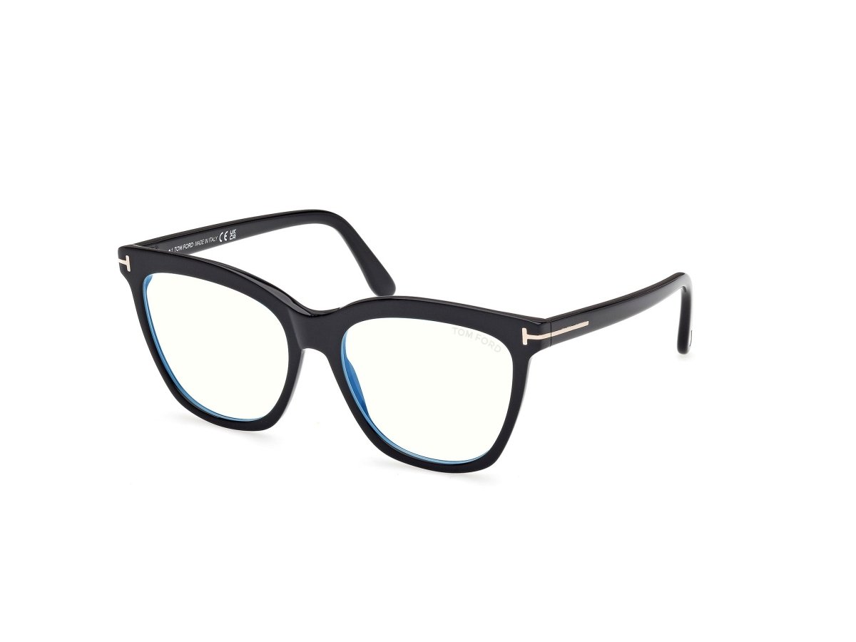Shiny Black Female Glasses Tom Ford 889214578358