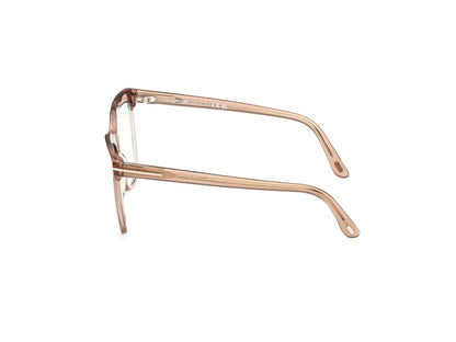 Shiny Light Brown Female Glasses Tom Ford 889214578365