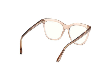 Shiny Light Brown Female Glasses Tom Ford 889214578365