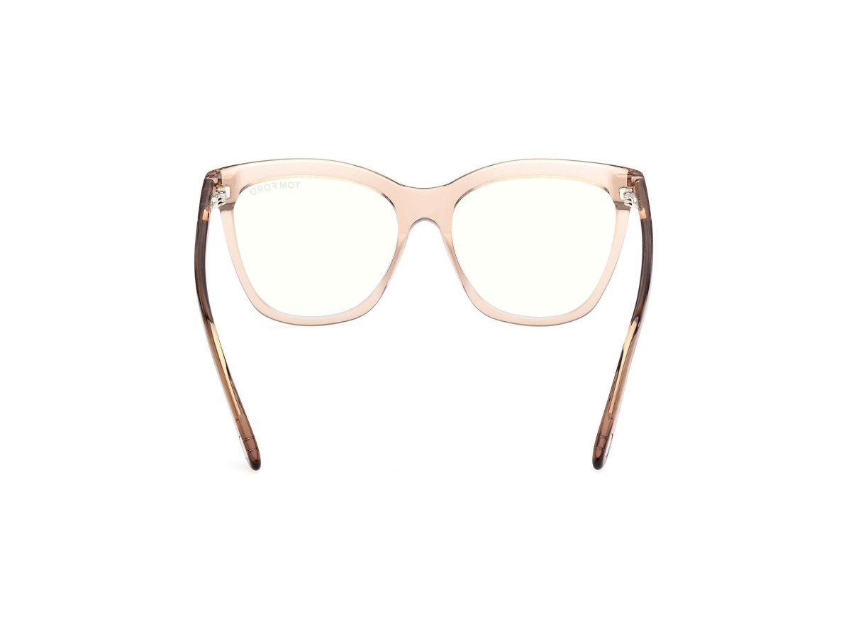 Shiny Light Brown Female Glasses Tom Ford 889214578365
