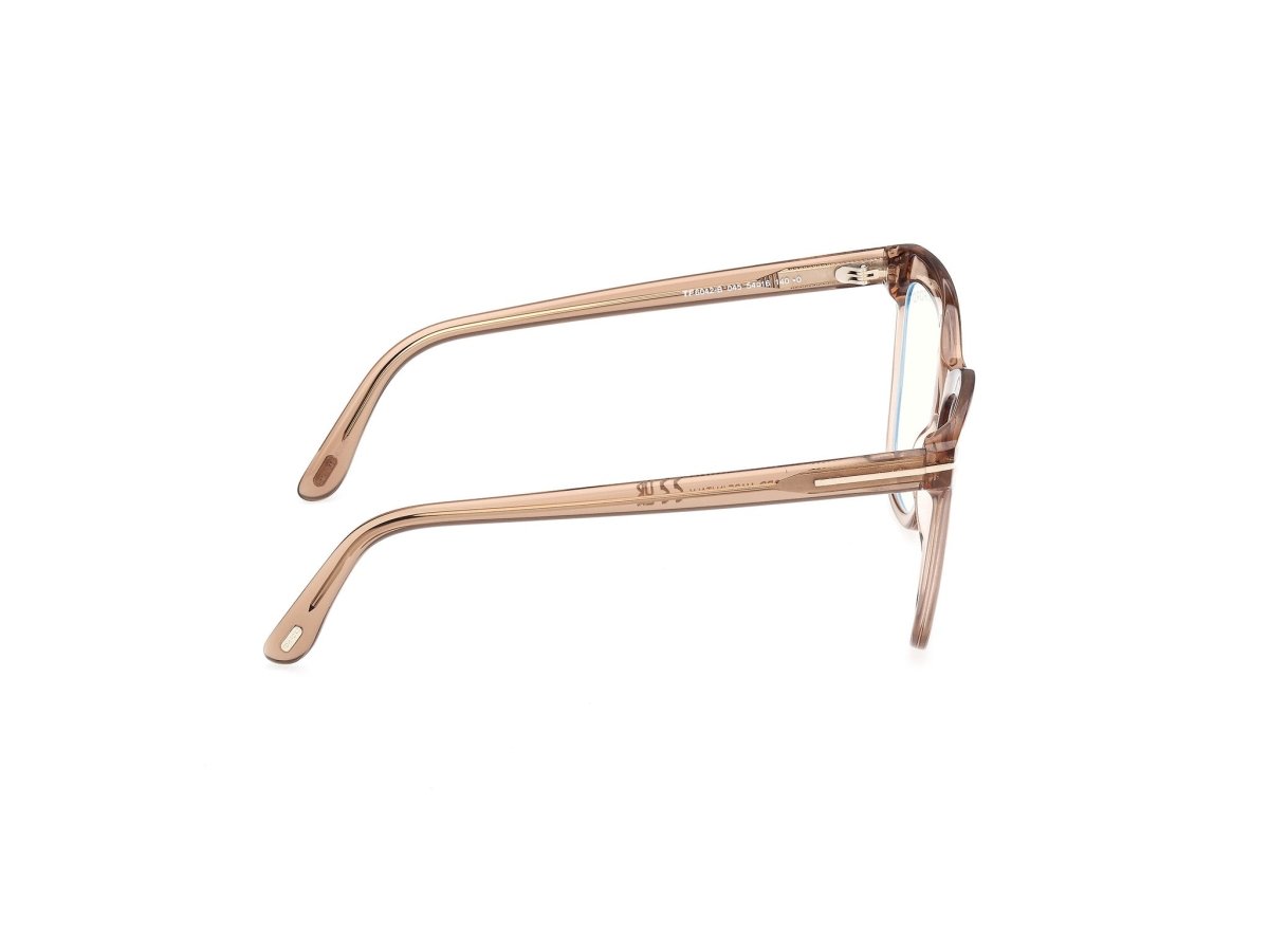 Shiny Light Brown Female Glasses Tom Ford 889214578365