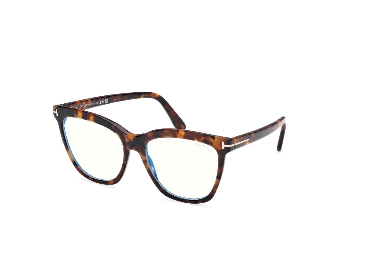 Dark Havana Female Glasses Tom Ford 889214578372