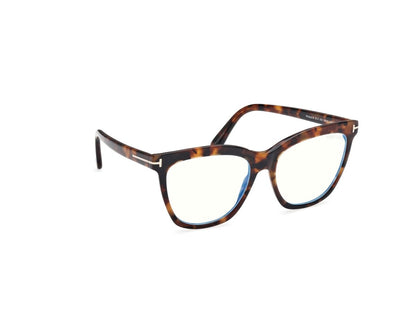 Dark Havana Female Glasses Tom Ford 889214578372