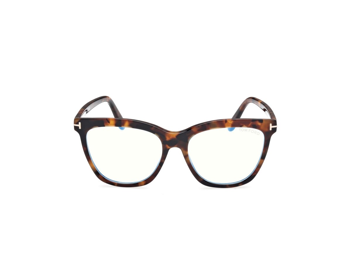 Dark Havana Female Glasses Tom Ford 889214578372