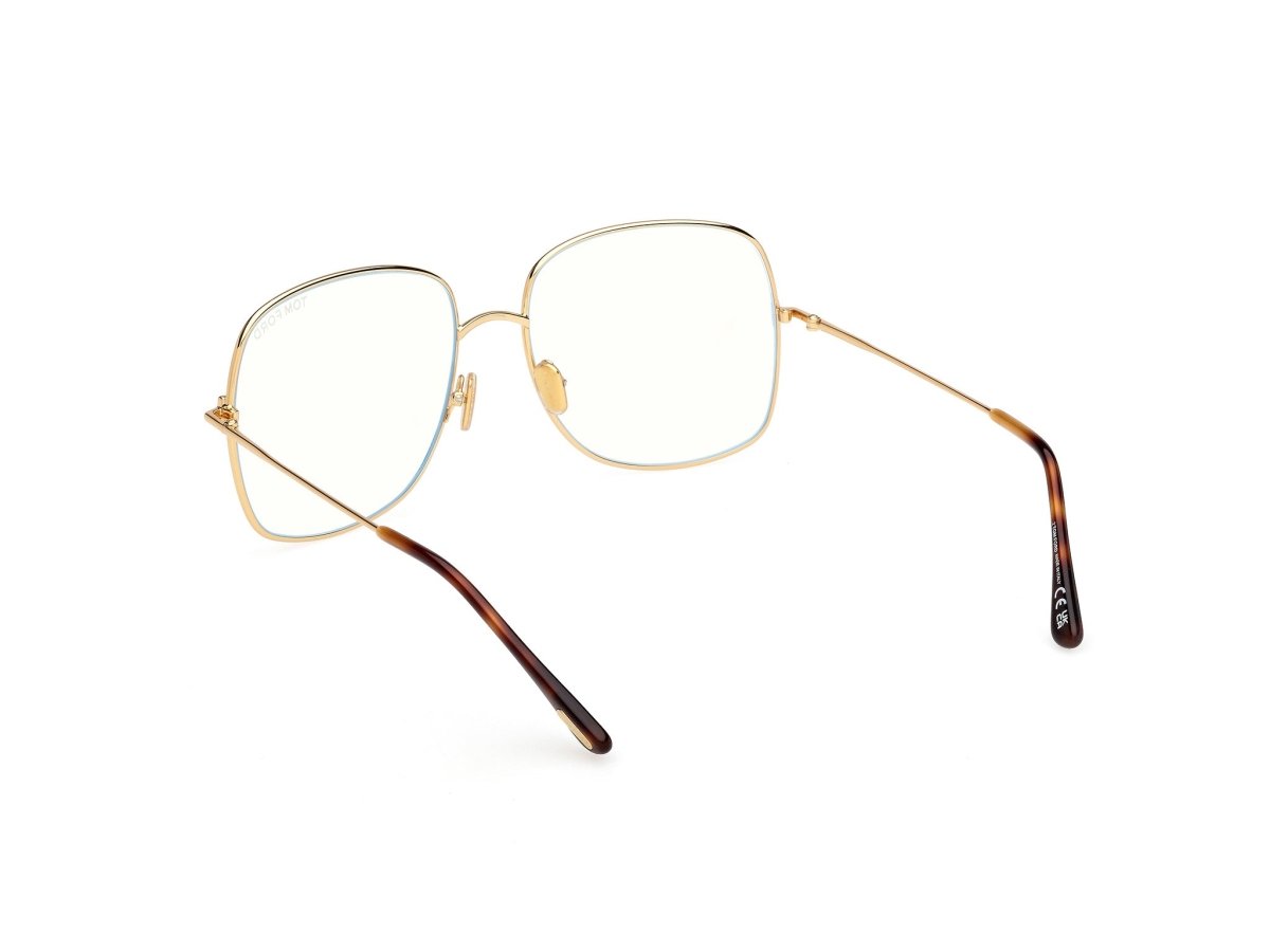 Shiny Deep Gold Female Eyeglasses Tom Ford 889214578587