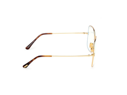Shiny Deep Gold Female Eyeglasses Tom Ford 889214578587