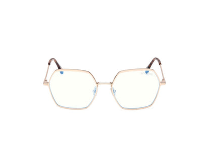 Shiny Rose Gold Female Glasses Tom Ford 889214578624