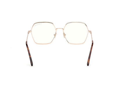 Shiny Rose Gold Female Glasses Tom Ford 889214578624