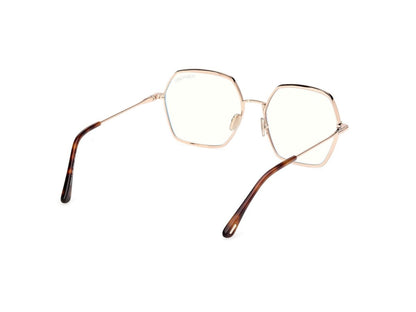 Shiny Rose Gold Female Glasses Tom Ford 889214578624