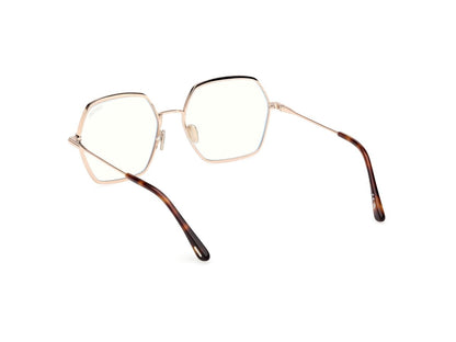 Shiny Rose Gold Female Glasses Tom Ford 889214578624