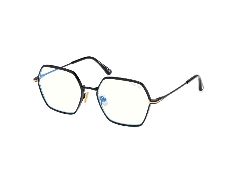 FT6050 - B - Tom Ford - (Black) - Shiny Black - 56 MM - Ardor Eyewear 889214578617