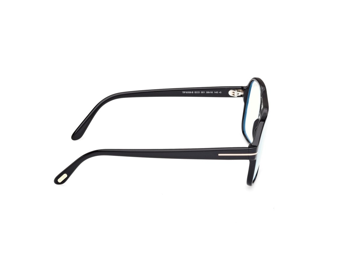 Shiny Black Male Glasses Tom Ford 889214586650