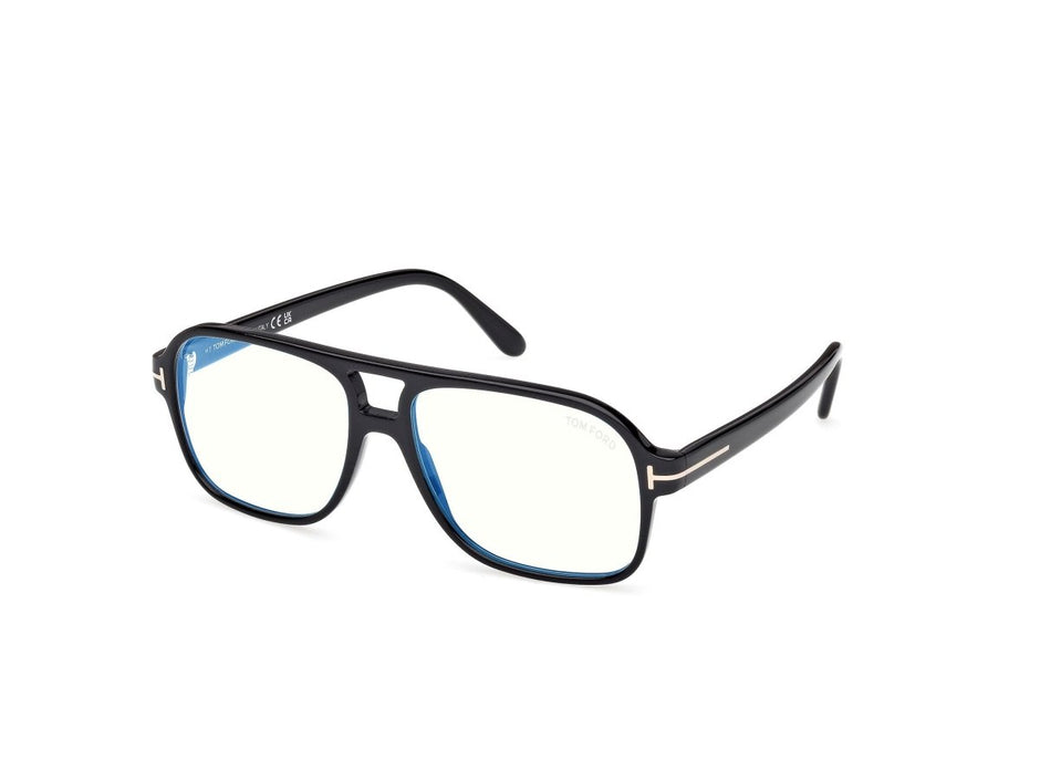 Shiny Black Male Glasses Tom Ford 889214586650