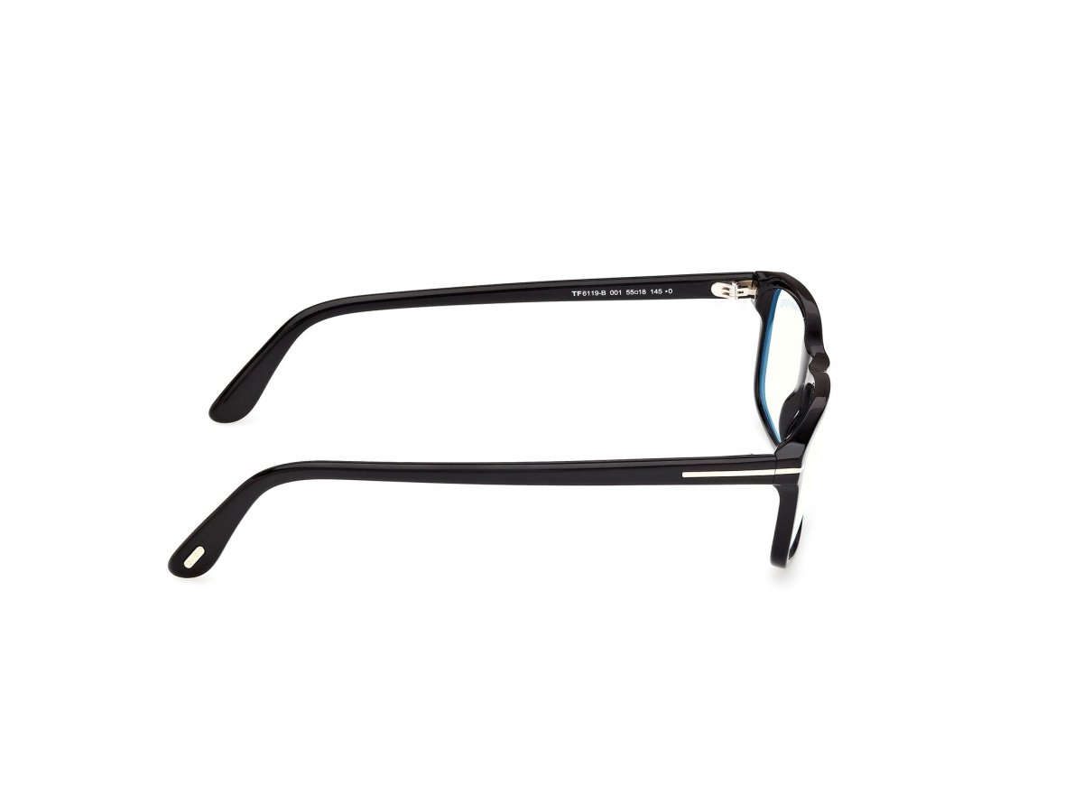 Shiny Black Male Eyeglasses Tom Ford 889214644480