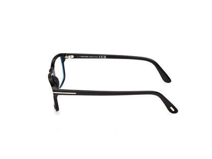 Shiny Black Male Eyeglasses Tom Ford 889214644480
