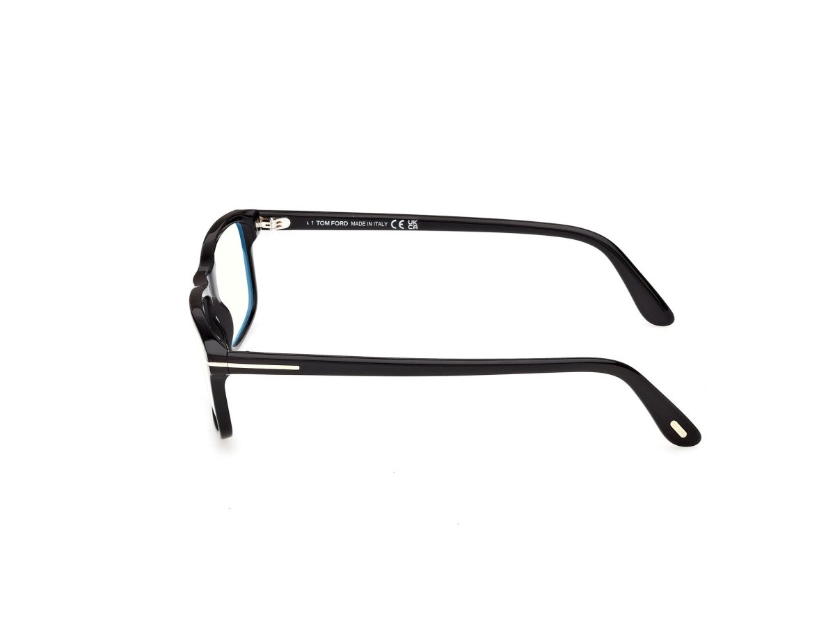 Shiny Black Male Eyeglasses Tom Ford 889214644480