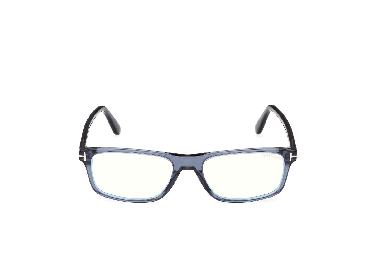 Shiny Blue Male Eyeglasses Tom Ford 889214644510
