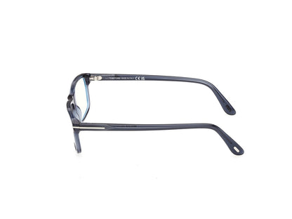 Shiny Blue Male Eyeglasses Tom Ford 889214644510