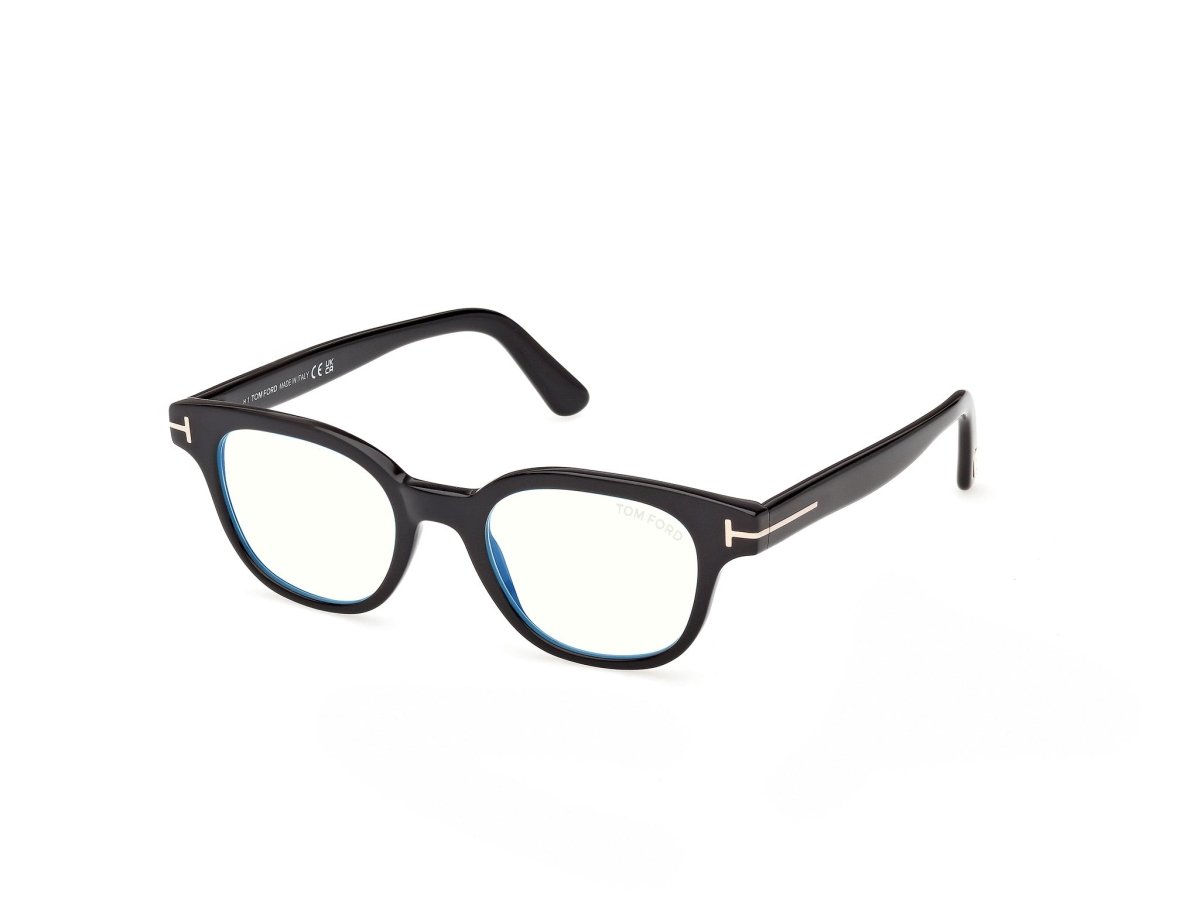 Shiny Black Unisex Glasses Tom Ford 889214644909