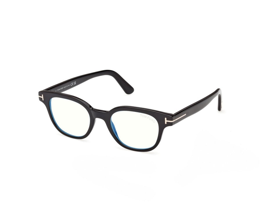 Shiny Black Unisex Glasses Tom Ford 889214644909