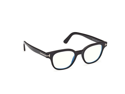 Shiny Black Unisex Glasses Tom Ford 889214644909
