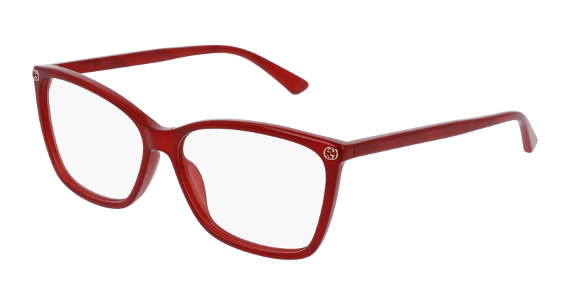 Red Eyeglasses Gucci 889652048338